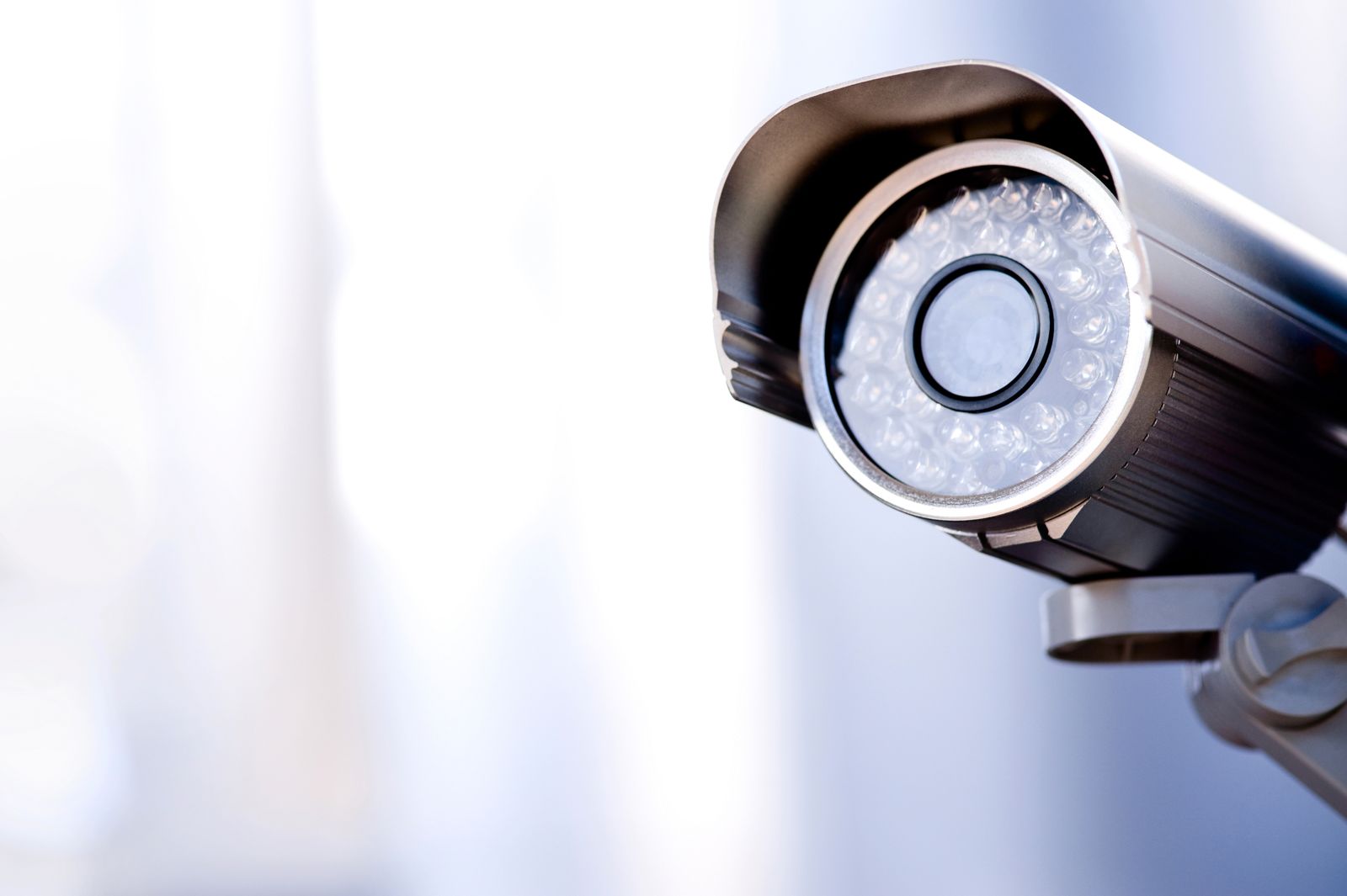 Cámara de seguridad instalada